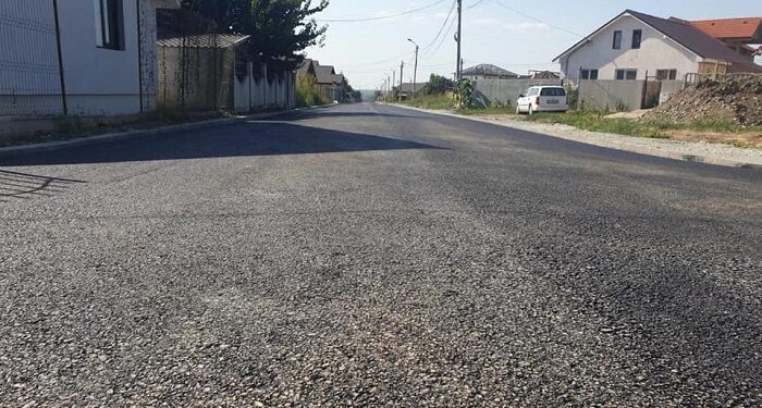 Valu lui Traian: Stadiul asfaltării străzii Valul de Piatră – FOTO