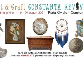 Piața Ovidiu: Începe târgul de artă și antichități „Art & Craft Constanța Revival”