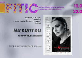 FITIC 6.0: Maia Morgenstern, vedeta serii de sâmbătă 21 august, la Termele Romane