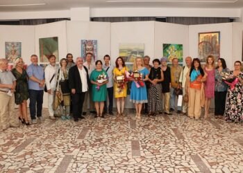 Vernisajul Taberei de Pictură „Lucian Grigorescu”, veselie și culoare transpusă pe pânză