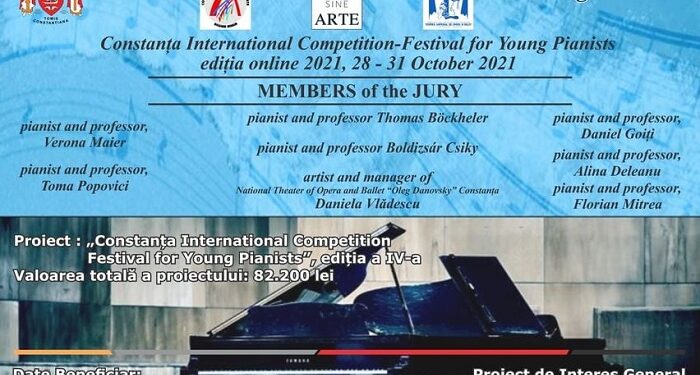 Constanța International Competition-Festival for Young Pianist, 28 – 31 octombrie