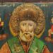 “Sfântul Ierarh Nicolae”, icoană împărătească pictată pe lemn în 1843