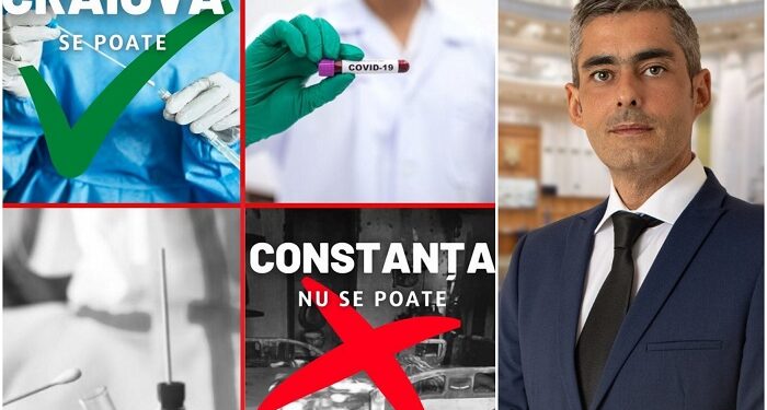 Lungoci (PSD): La Craiova – testare COVID 19 gratuită, la Constanța spital închis de luni de zile