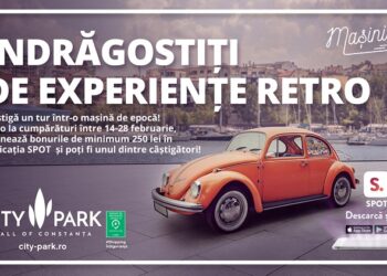 Expoziție inedită de mașini retro la City Park Mall Constanța, în luna iubirii