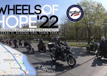 PARADĂ a motocicliștilor, Wheels of Hope`22, în deschiderea națională a sezonului moto 2022