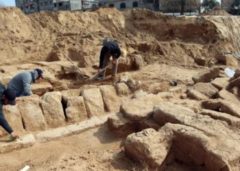 Necropolă romană din secolul I d.Hr., descoperită în Fâșia Gaza