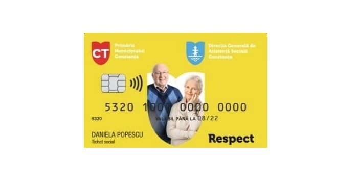 Primăria Constanța virează banii în cardurile RESPECT, joi, 31 martie