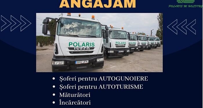 Polaris M Holding Constanța angajează ȘOFERI, MECANIC și MUNCITORI NECALIFICAȚI