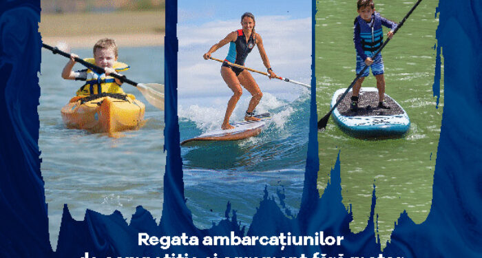 Regata ambarcațiunilor de competiție și agrement fără motor pe Lacul Tăbăcărie