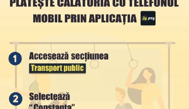 CT BUS anunță o nouă modalitate de plată a biletelor și abonamentelor: 24 PAY