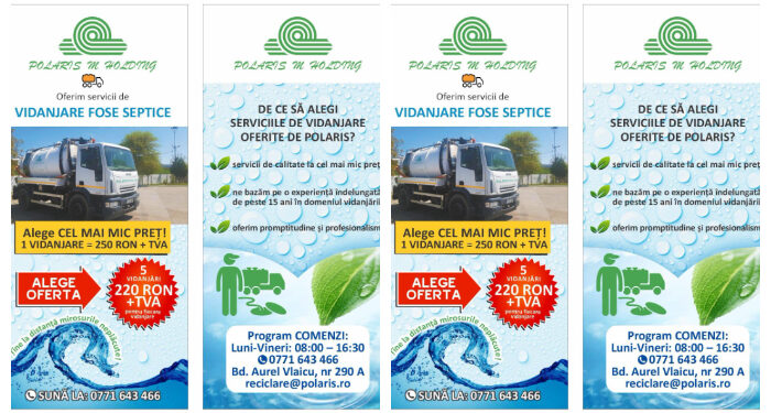POLARIS oferă servicii de vidanjare în Constanța și Năvodari