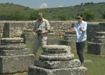 MINAC participă la scanarea 3D a siturilor istorice: Cetatea Tropaeum Traiani