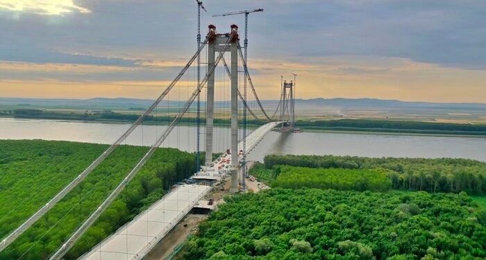 Horia Teodorescu: S-a montat ultimul segment din tablierul podului Tulcea – Brăila