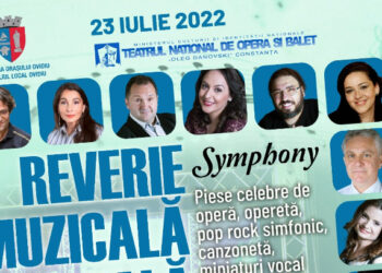 Zilele Orașului Ovidiu: Reverie Muzicală Estivală cu vedetele TNOB, pe scena plutitoare din Parc Faleză