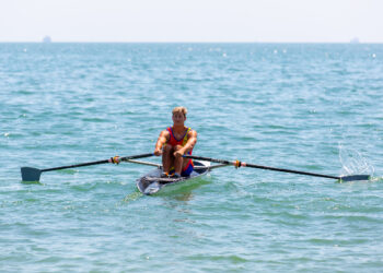 Plaja Reyna din Constanța, bază pentru practicarea canotajului pe mare