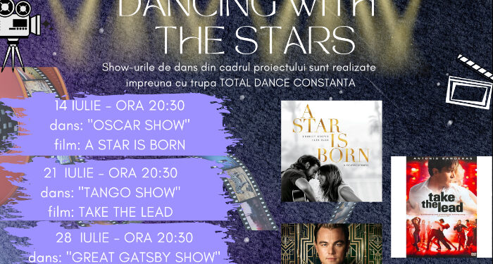 Seri de film și spectacole de dans pe plaja REYNA din Faleză Nord