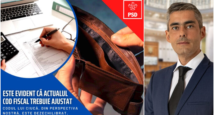Lungoci (PSD): Codul lui Ciucă, dezechilibrat, nedrept, aruncă povara fiscală pe umerii românilor