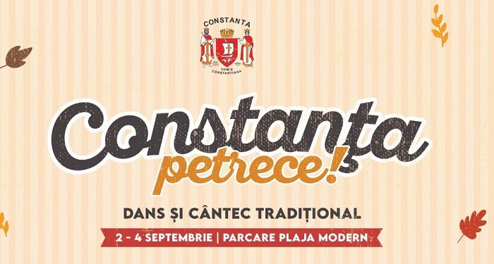 CONSTANȚA PETRECE, prin dans și cântec tradițional, 2-4 septembrie, Plaja Modern