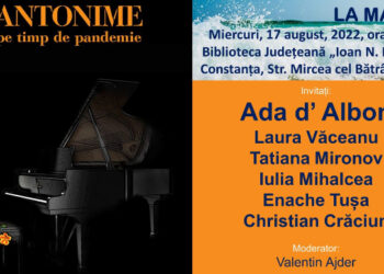 Nepoata lui Sadoveanu lansează, la Constanța, volumul „Antonime pe timp de pandemie”