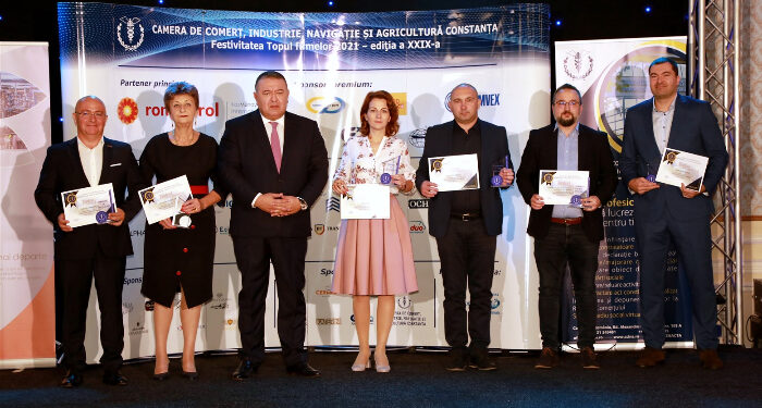 CCINA a premiat excelența în afaceri la Topul Județean al firmelor din județul Constanța