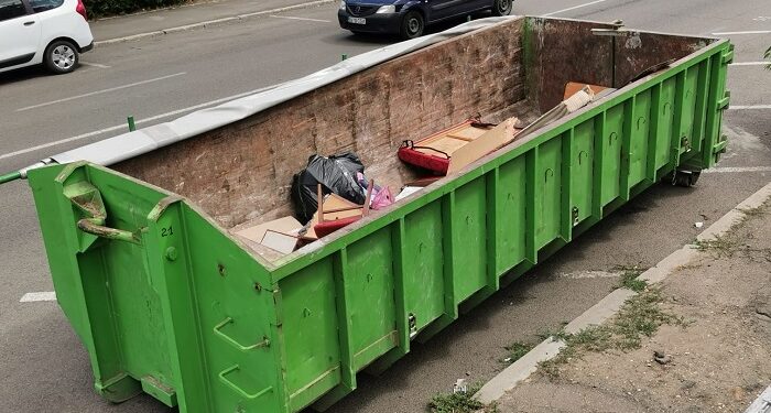 Containerele pentru deșeuri voluminoase amplasate de POLARIS în Palazu Mare și Tomis Plus