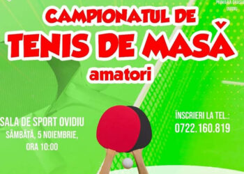 CTSport: Campionat de tenis de masă pentru amatori în orașul Ovidiu