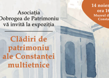 Expoziție de grafică la Muzeul de Artă: Clădiri de patrimoniu ale Constanței multietnice