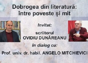 Ovidiu Dunăreanu și Angelo Mitchievici, în dialog despre „Dobrogea din literatură: între poveste și mit”