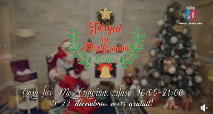 Se deschide TÂRGUL LUI MOȘ CRĂCIUN în orașul Ovidiu