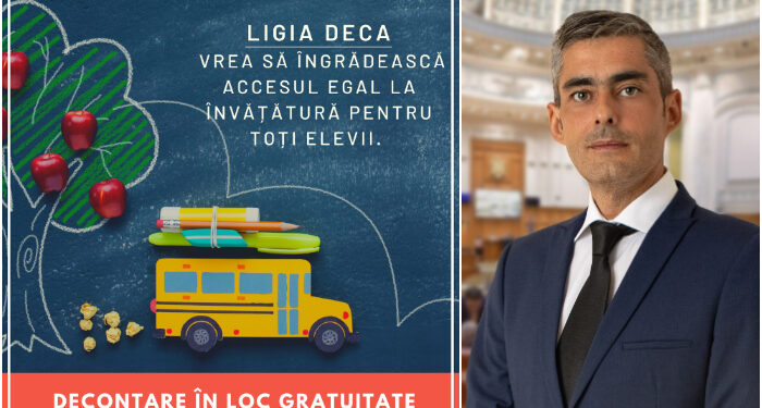 Lungoci (PSD): Pupila prezidențială de la Educație vrea să îngrădească accesul egal la învățătură pentru toți elevii
