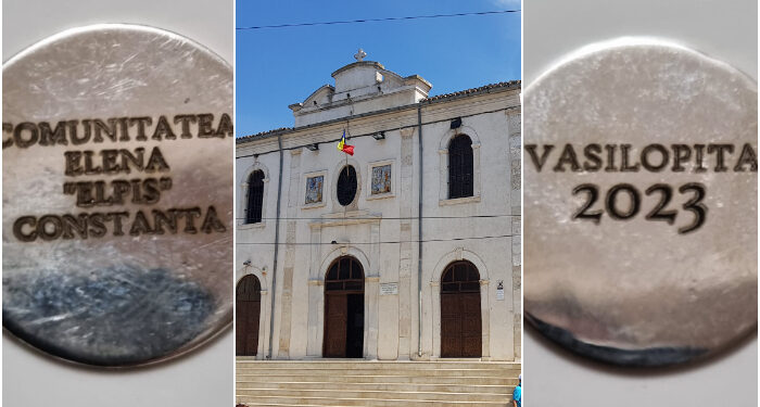 Grecii din Constanța împart Vasilopita, prăjitura Sfântului Vasile cel Mare, duminică 29 ianuarie