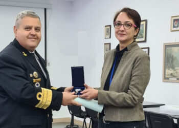 Istoricul constănțean Andreea-Maria Croitoru, decorat cu „VIRTUTEA MARITIMĂ în grad de CAVALER”