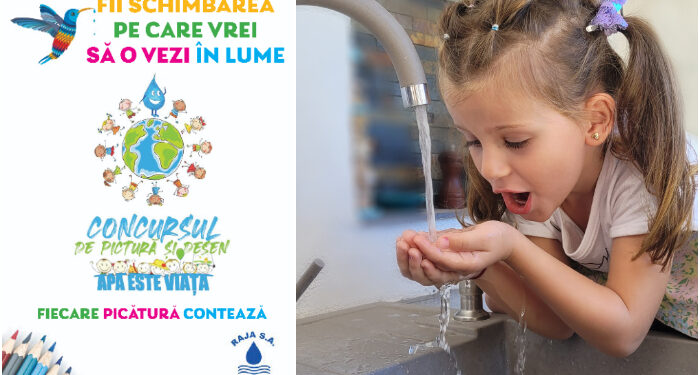Copii, pregătiți-vă creioanele, acuarelele și penițele: urmează o nouă ediție a concursului “Apa este viață!”