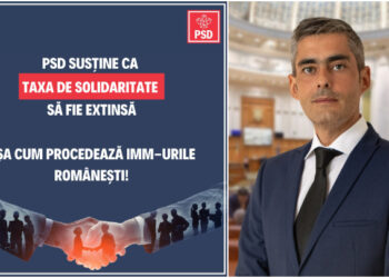 Lungoci (PSD): Partidul Social Democrat susține ca TAXA de SOLIDARITATE să fie EXTINSĂ