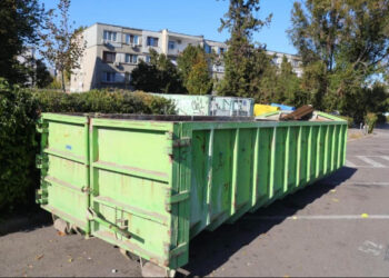 Containerele POLARIS pentru deșeuri voluminoase, amplasate în cartierul BRĂTIANU