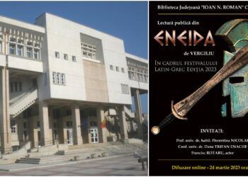 ÎNDRĂZNEALĂ! Lectură publică din „Eneida” de Vergilius la Biblioteca Județeană Constanța