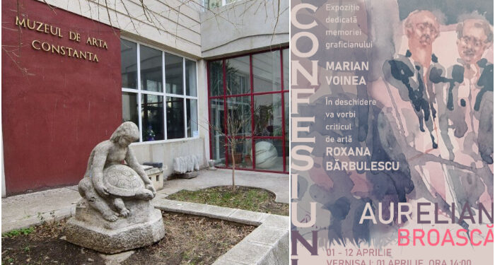 Vernisajul expoziției CONFESIUNI, sub semnătura artistului Aurelian Broască, în memoria graficianului Marian Voinea