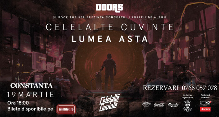 Concert CELELALTE CUVINTE, cu albumul „Lumea Asta”, în DOORS!