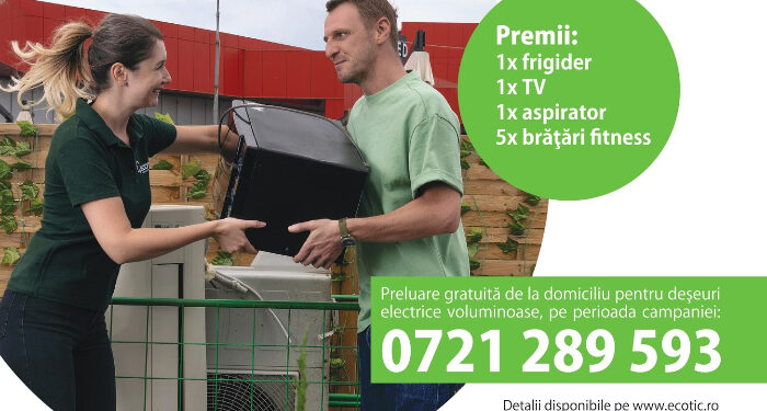 Acțiunea Orașe Curate – CONSTANȚA: Predați deșeurile electrice în perioada 3-8 aprilie 2023