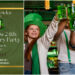 Petrecere irlandeză la Irish Pub, pe 17 martie, de Sf. Patrick