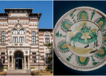 Muzeele Dobrogei: Blid cu Sfântul Gheorghe ucigând balaurul de la Muzeul de Artă Populară Constanța