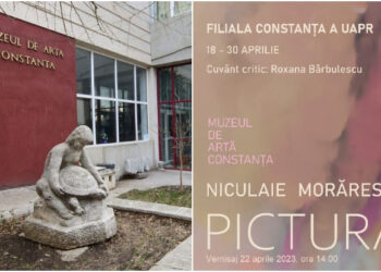 Expoziție de pictură Niculaie Morărescu, profesor al Colegiului Național de Arte Regina Maria din Constanța
