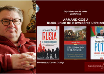 Armand Goșu lansează trei volume despre Rusia, la Universitatea Ovidius din Constanța