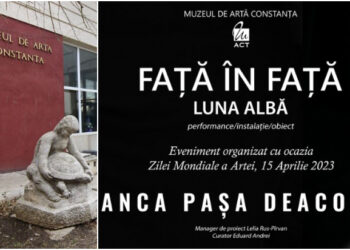 Ziua Mondială a Artei: Față în față. Luna albă – expoziție Anca Pașa Deaconu, la Muzeul de Artă Constanța