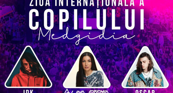 Medgidia: Ziua Internațională a Copilului, 1 Iunie, se desfășoară în Parcul „1 Mai” de la ora 16.00