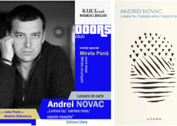 Andrei Novac: „Lumea ta/ carnea mea/ oasele noastre” – lansare de carte în Doors Club