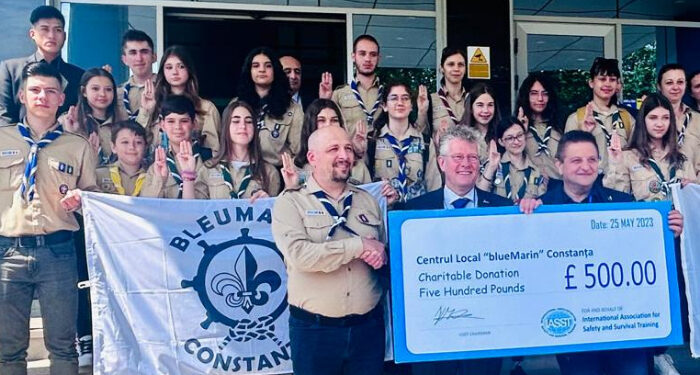 CERONAV susține tinerii cercetași ai Centrul Local “blueMarin” Constanța