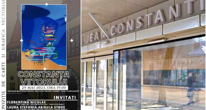 Expoziție de carte și grafică vectorială „Constanța viitorului”, la Centrul Multifuncțional Educativ Pentru Tineret „Jean Constantin”