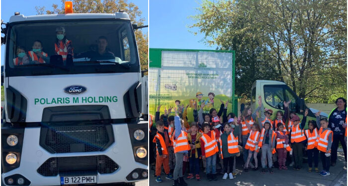 Elevii de la Asociația Pleiadelor au vizitat stația de sortare POLARIS M Holding din Constanța