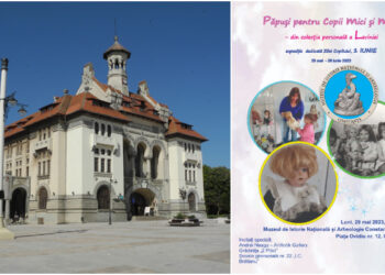 Expoziția Păpuși pentru copii mici și mari, din colecția personală a Laviniei Dumitrașcu, cercetător MINAC